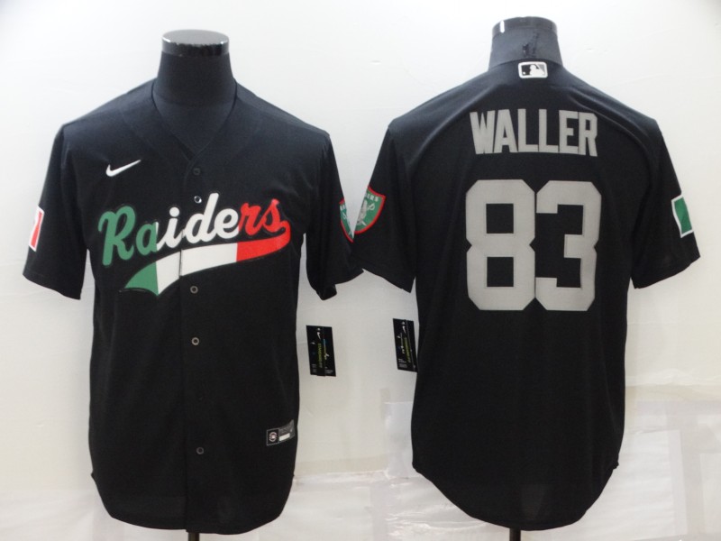 2022 Men Nike NFL Oakland Raiders #83 Waller black Vapor Untouchable jerseys